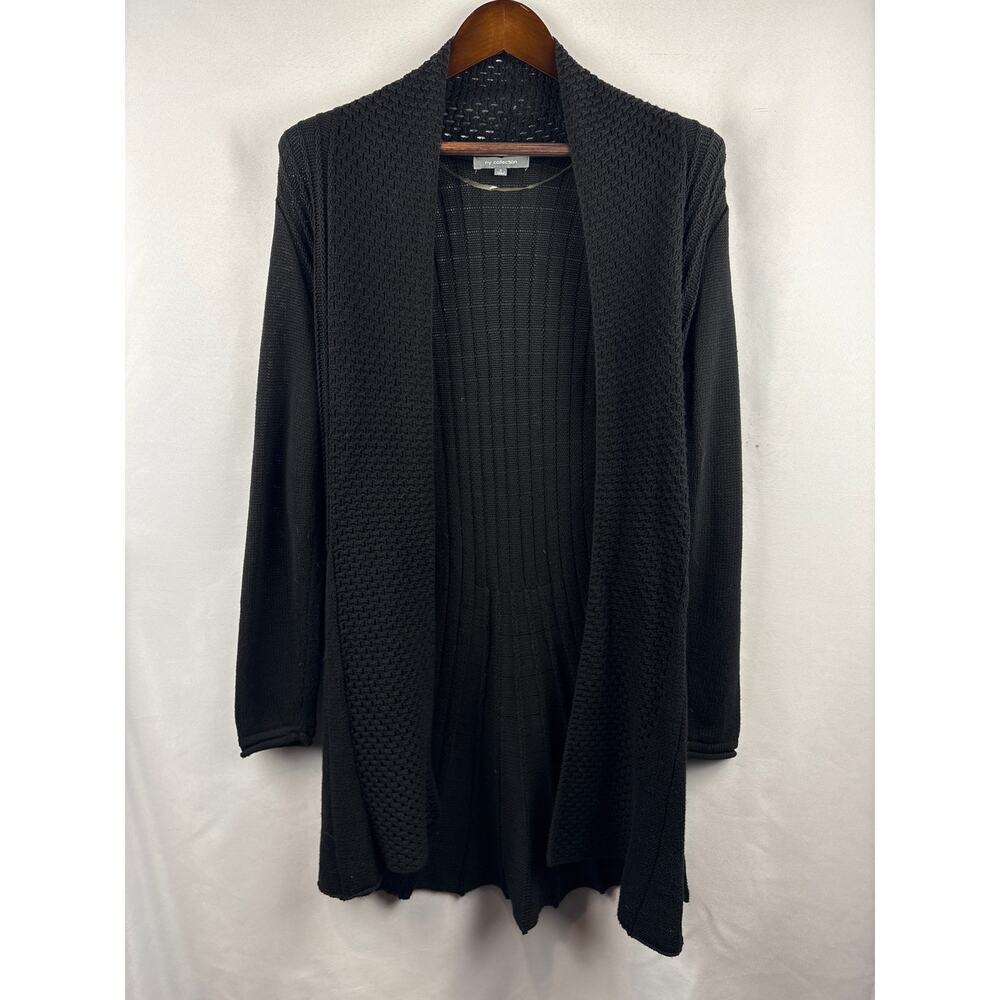 Women’s NY Collection Small Black Long Cardigan